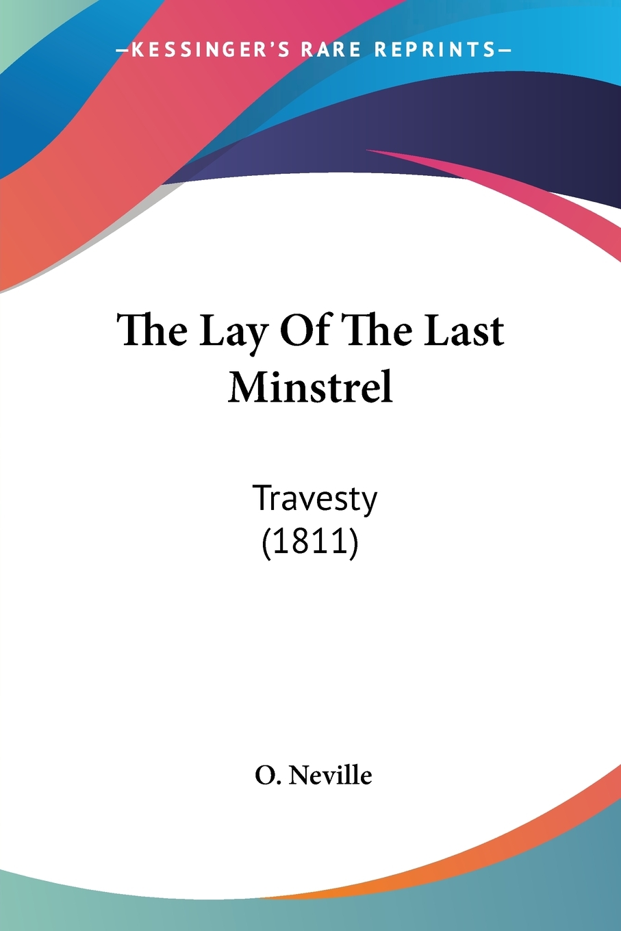 预售 按需印刷the lay of the last minstrel