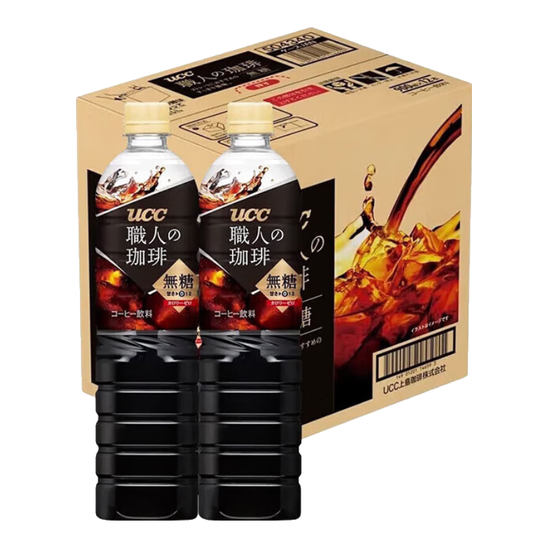 ��ʫʫ��UCC���ձ�����ְ�˼�����ʽ����Һ���Ǻڿ�������900ml*12���� 125Ԫ