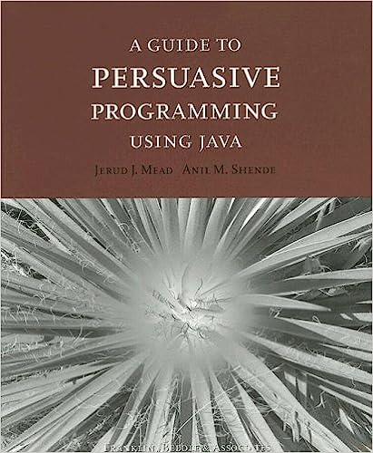 预订 a guide to persuasive programming in java