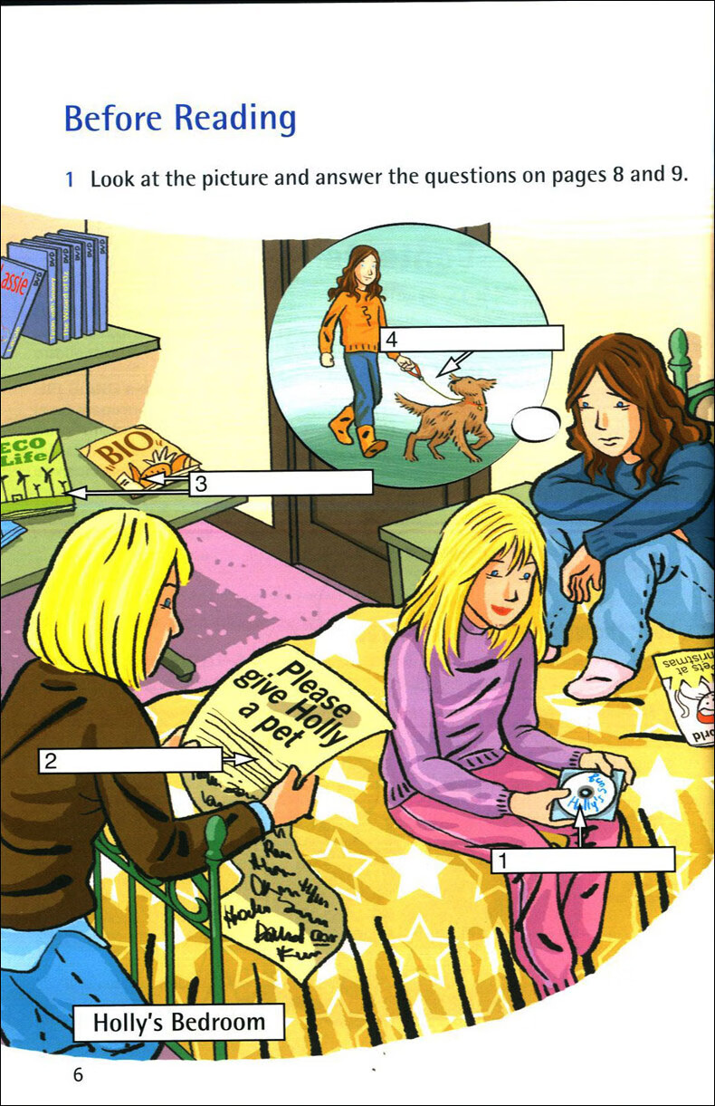 黑布林英语阅读初一年级10霍莉的新朋友hollysnewfriend全彩内页