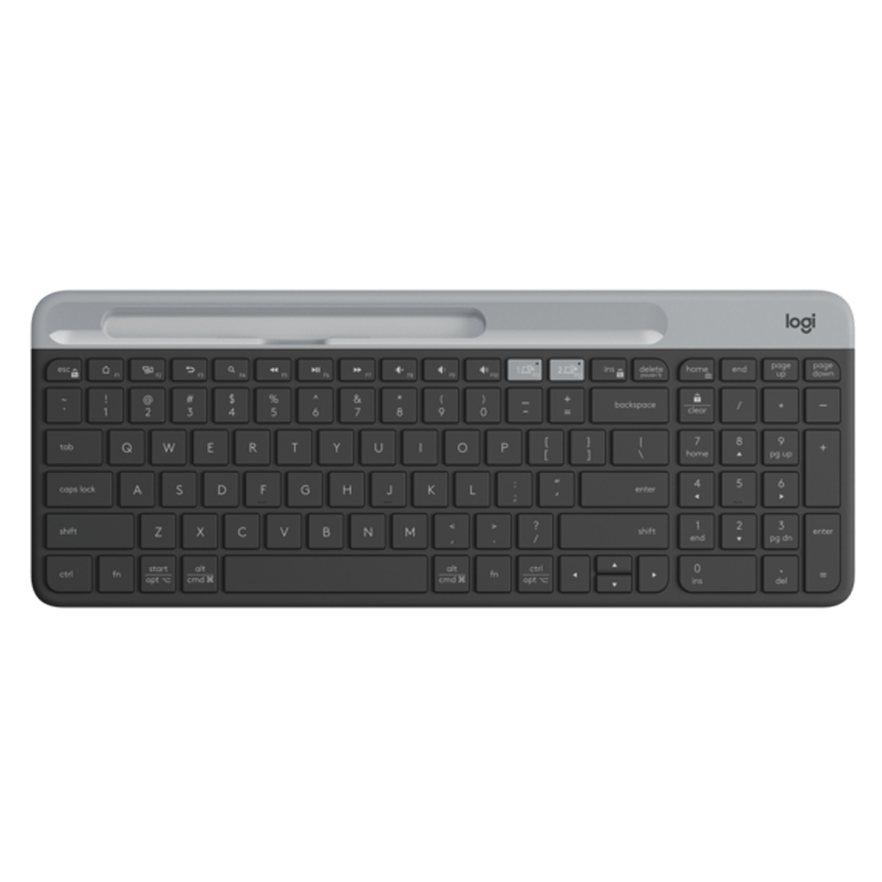 plus:罗技（Logitech）时尚系列 K580 键盘 蓝牙键盘 办公键盘 无线键盘 便携超薄键盘 笔记本键盘 平板键盘 星空灰