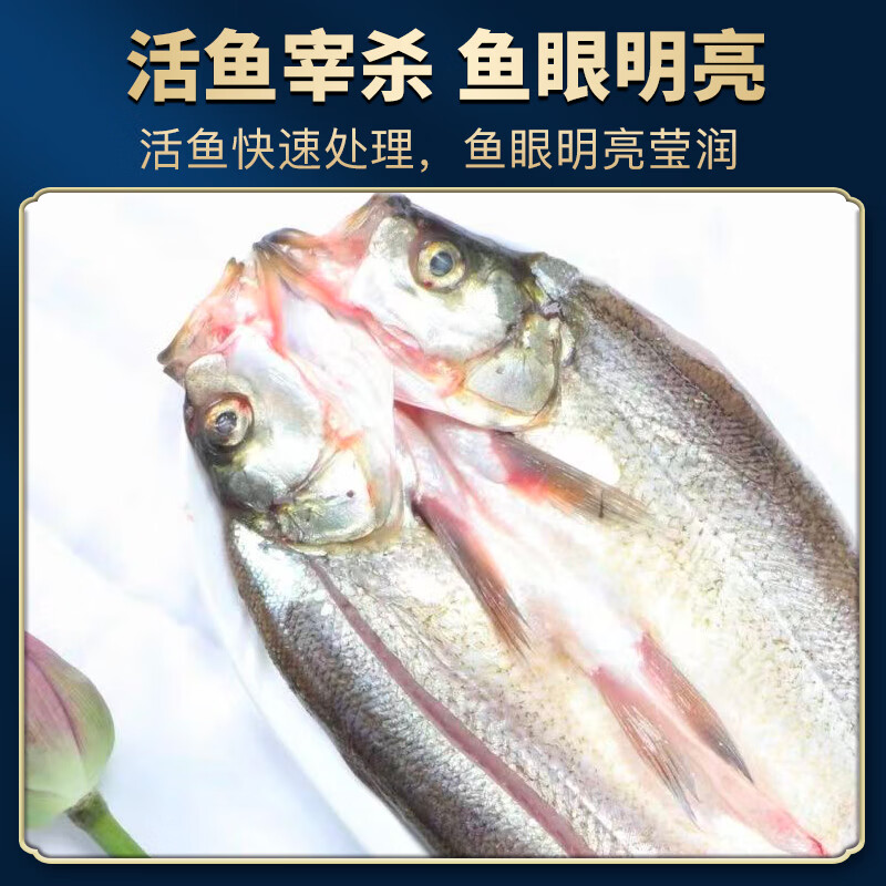 简鲜三去开背大白刁翘嘴鱼淡水鱼去腮去内脏刺多肉嫩 300克*4条