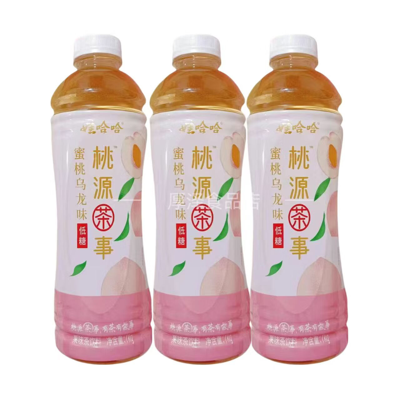 娃哈哈桃源茶事蜜桃乌龙味1kg/瓶低糖果味茶饮品桃源茶事有茶有故事
