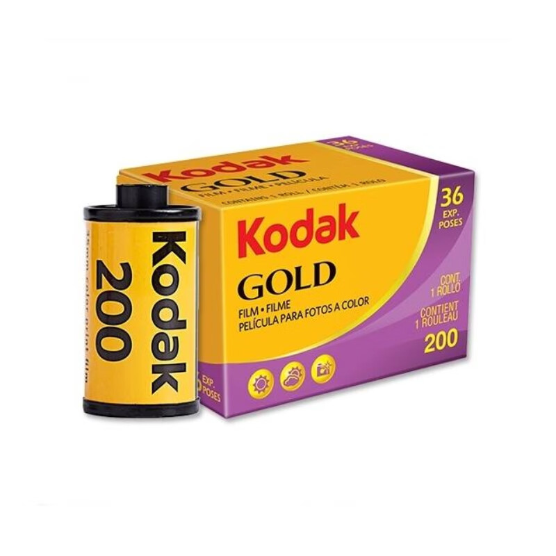 富士柯达金200易拍cp200400胶片相机胶卷135彩色负片黑白35mm 柯达金