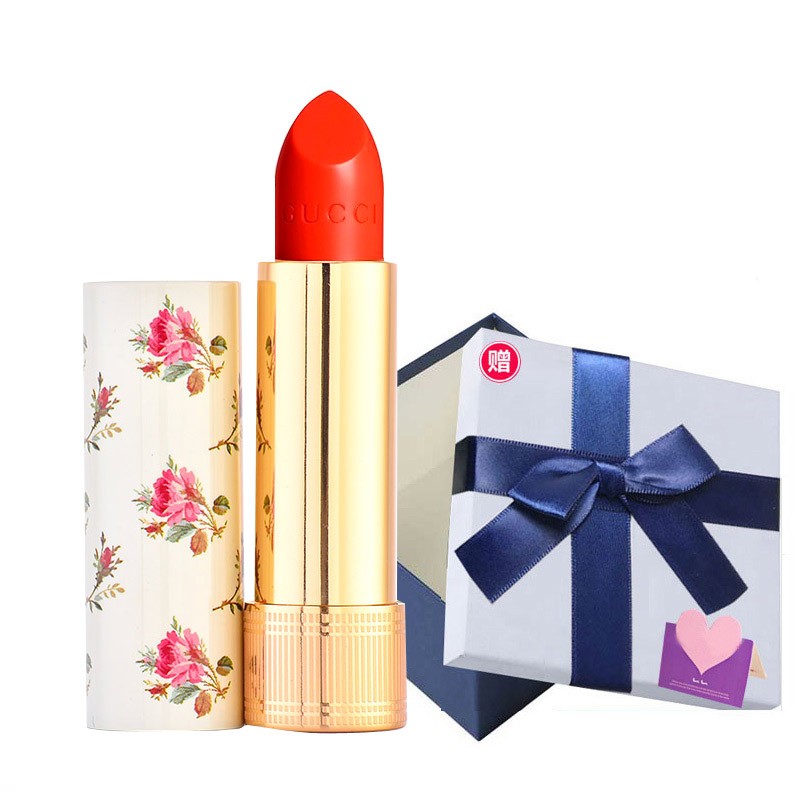 古驰(gucci) 金管口红唇膏哑光碎花 碎花 302#3.5g