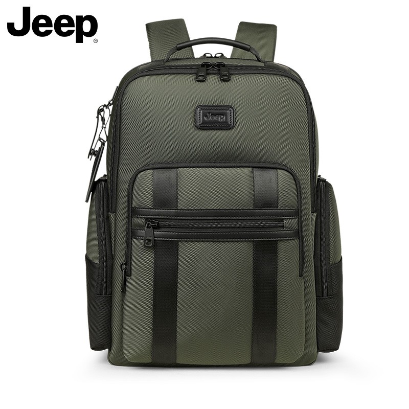 jeep吉普双肩包可扩容弹道尼龙材质大容量旅行包多功能包电脑包背包