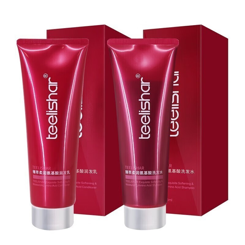缇丽莎尔teelishar洗发水发膜洗护套装臻萃柔润舒氨基酸洗护套装 1瓶