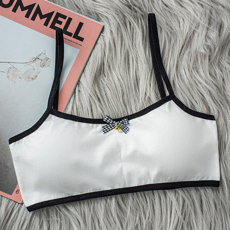 沁惠泽(qinhuize)儿童小背心内衣女孩子文胸吊带儿童内衣发育期女童