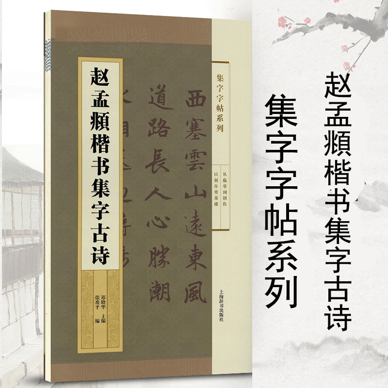 赵孟頫楷书集字古诗 集字字帖系列 赵体楷书毛笔字帖贴 书法临摹范本