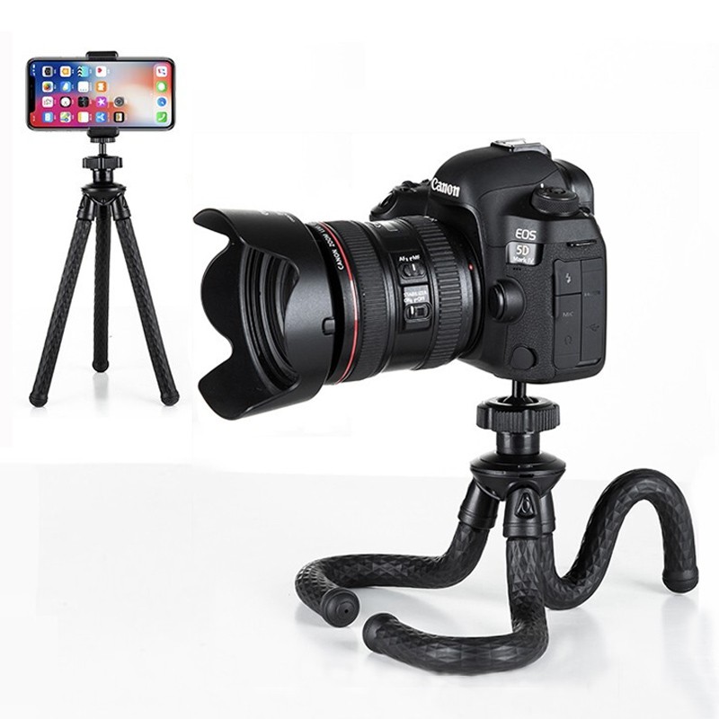 微单单反相机桌面支架拍摄小型摄影便携手持自拍手机稳定器外拍三角架