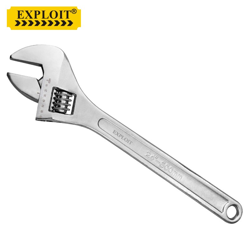 开拓(exploit)工业级活动扳手 24英寸 圆孔