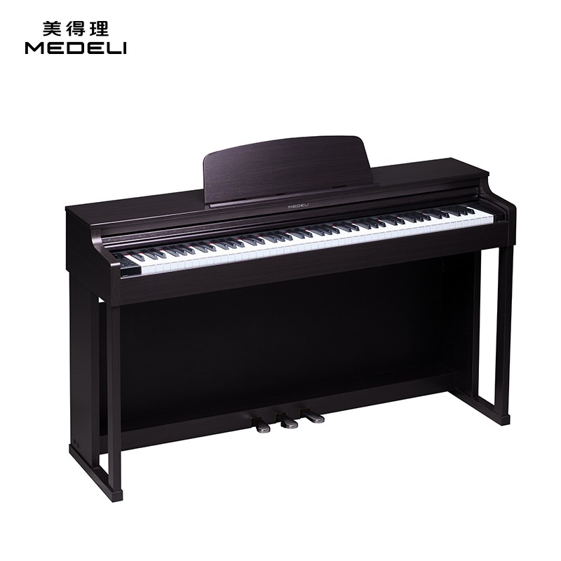 美得理（MEDELI）电钢琴88键重锤UP205黑色数码电子