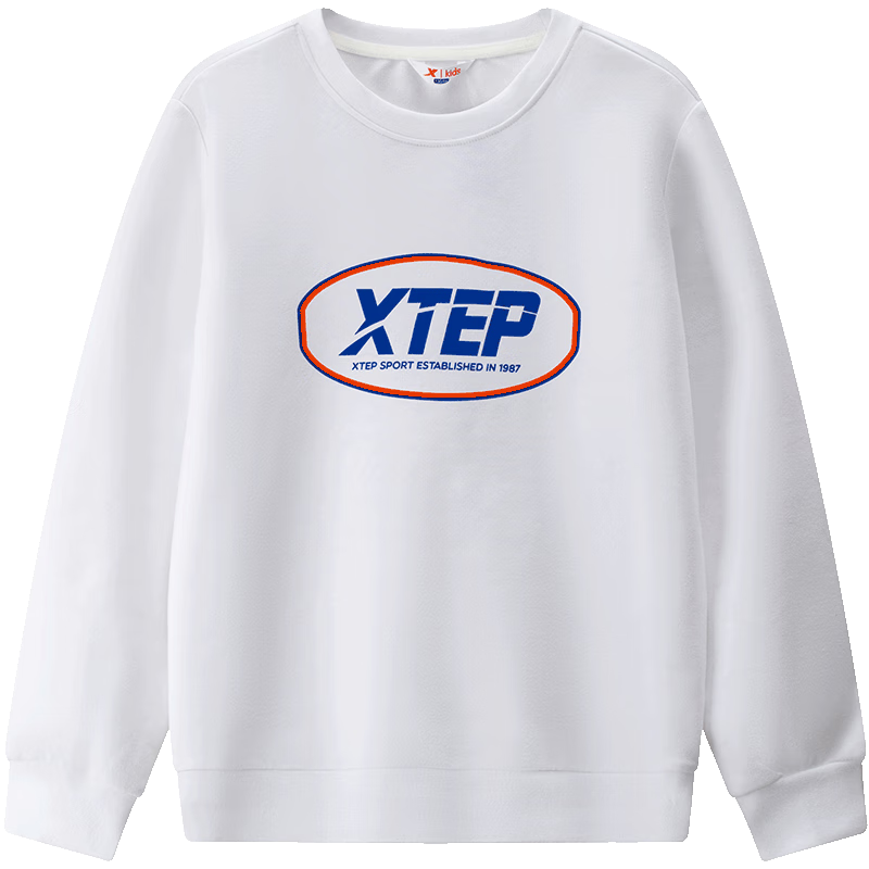 特步(XTEP)童装套头卫衣价格走势,贴心舒适又时尚