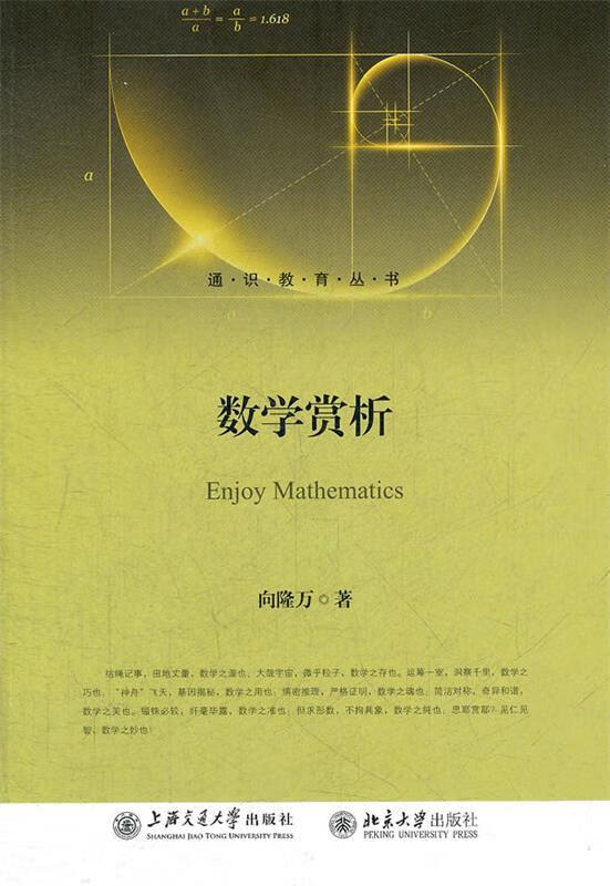 数学赏析 向隆万【正版】