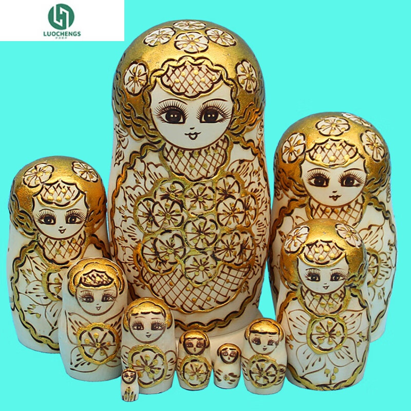 梦不落2024年新款俄罗斯套娃俄罗斯套娃10层儿童玩具生日礼物民族手