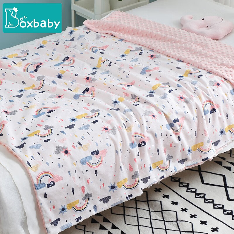 boxbaby 婴儿豆豆毯幼儿园午睡春秋儿童盖毯夏季季婴儿空调毯四季小毯