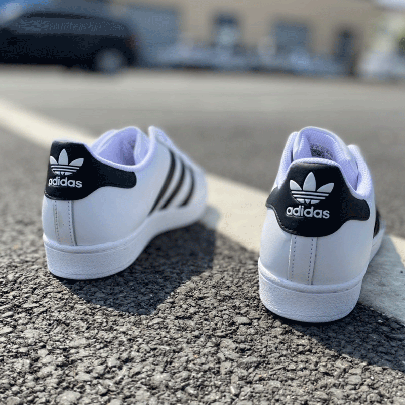 阿迪达斯(adidas)三叶草女鞋夏季新款运动鞋金标贝壳头小白鞋休闲鞋