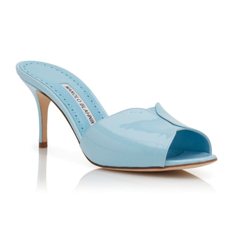 manolo blahnik女鞋 houramu系列 时尚优雅细跟鱼嘴单鞋 女士高跟鞋