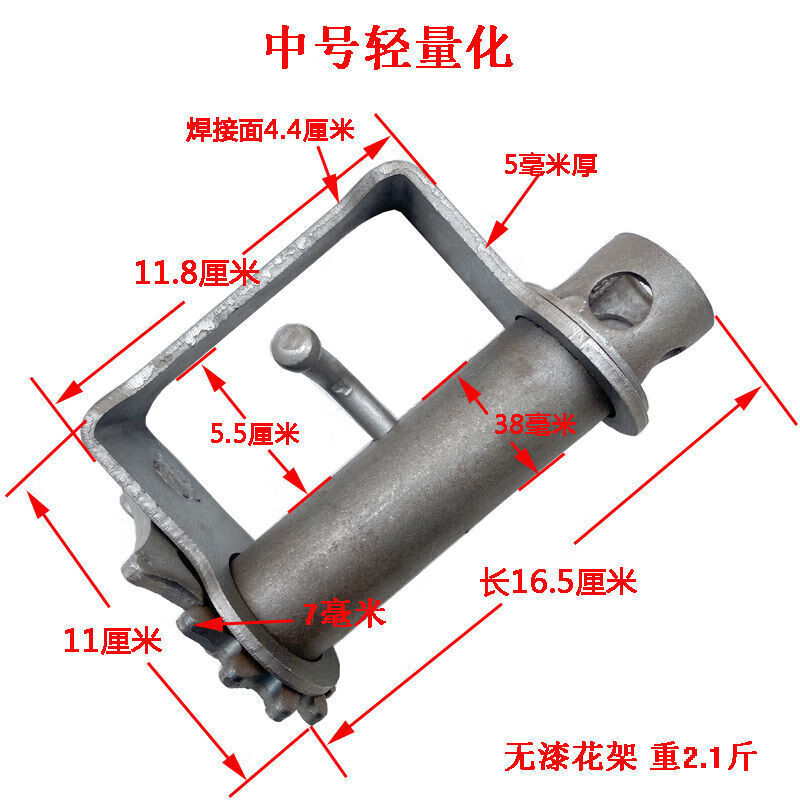 大货车紧绳器拉紧器加厚手动收紧器车用重型小型汽车焊接棘轮 中号