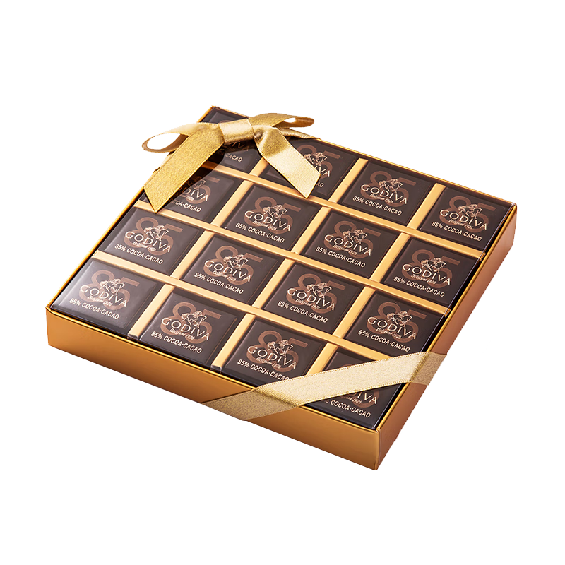 歌帝梵72%黑巧克力32片排块礼盒装：价格走势、口感体验测评及消费价值