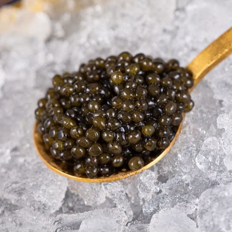 鲟鱼子酱黑鱼籽酱寻鱼子罐头新鲜鱼籽海鲜鱼类 六盒【礼盒装】