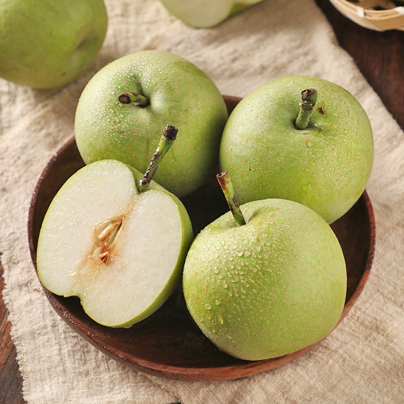 源外新鲜正宗大青梨当季整箱安徽砀山青皇冠梨薄皮酥脆青皮梨脆甜多汁