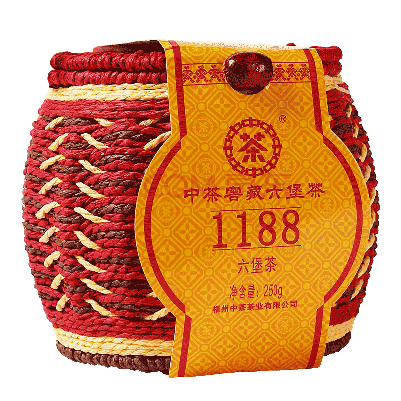 中茶六堡茶广西梧州窖藏黑茶一级的价格走势与口感评测