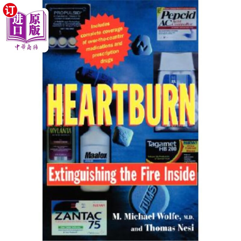 海外直订医药图书heartburn: extinguishing the fire inside 烧心