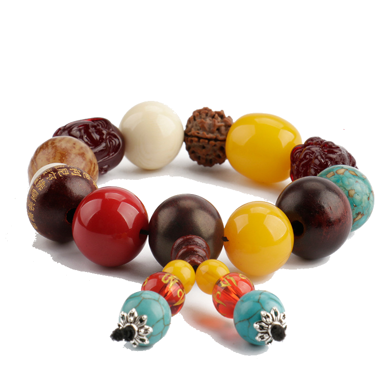 宝佩 高档沉香木手串罗汉佛珠文玩菩提子出入平安汽车档位珠礼品 菩提子档位珠