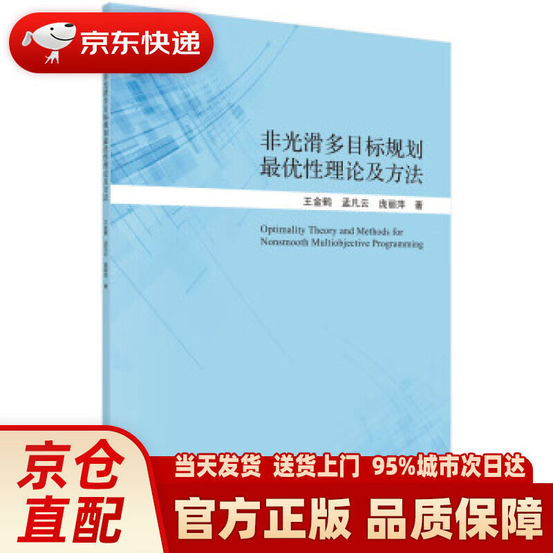 【新华正版图书】非光滑多目标规划优性理论及方法 王金鹤,孟凡云,庞丽萍 科学出版社 97870