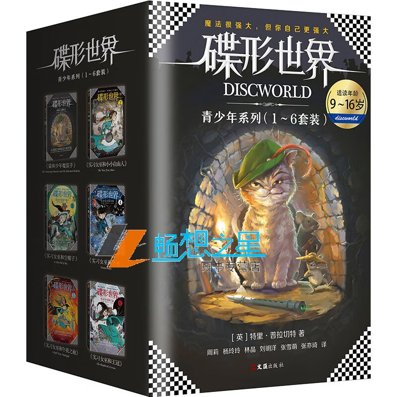 碟形世界系列1-6全套6册 蝶形世界猫和少年魔笛手 实和小小自由人/空