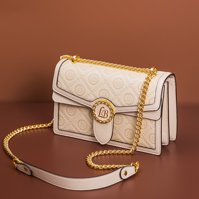 covinkong ck轻奢品牌包包法式优雅淑女风单肩包压花设计小众斜挎包