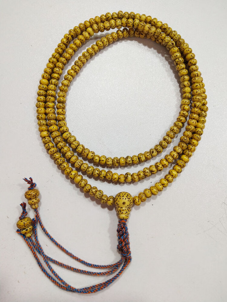 黄金迷你女神菩提原生态三通菩提子星月