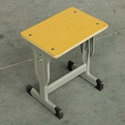 mef厂家直销可升降学生课桌椅培训椅子加厚学生凳子学校小方凳 乳白色