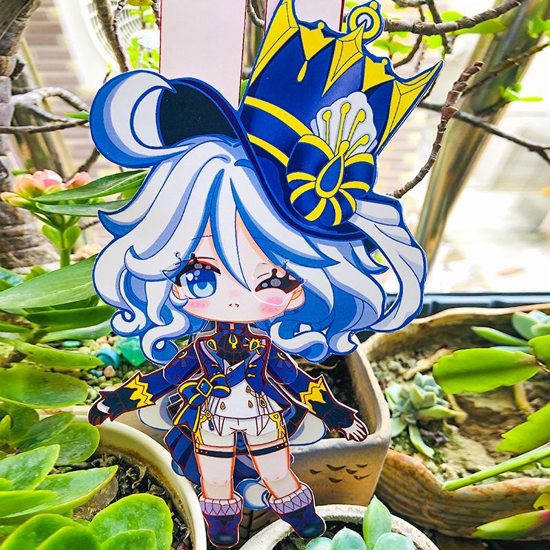 原神可动纸片人偶材料包全身关节可动手工diy蛋仔儿童礼物玩具 #芙宁