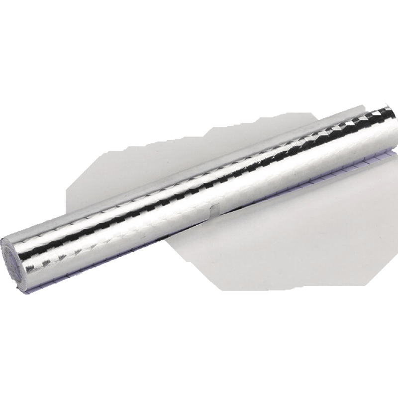 厨房防油贴纸加厚耐高温橱柜灶台墙贴墙纸瓷砖防水防潮铝箔锡纸防油自粘贴纸 橘皮纹6米*40厘米