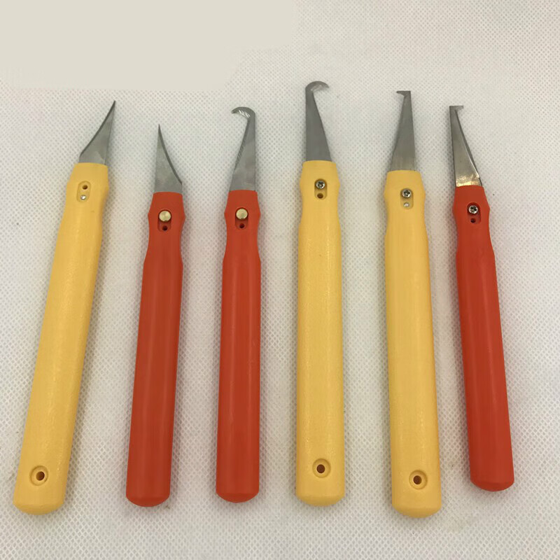 哩嗹啰嗹修边去毛刺工具塑胶胶件毛边清除飞边刀 右斜高速钢尖刀片