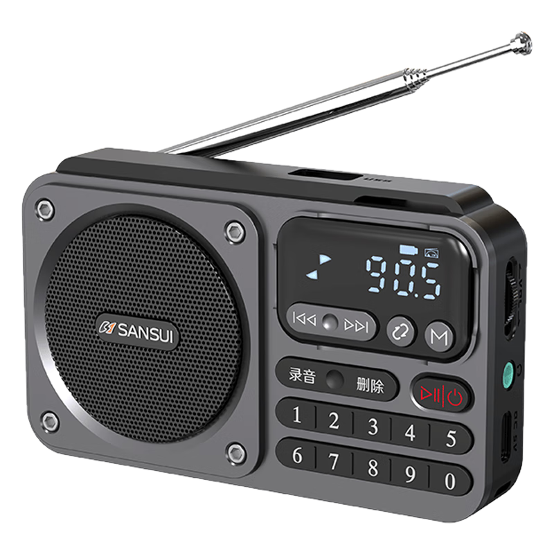 ���ڲ�����ɽˮ��SANSUI��M30���������������˳��忨���ֲ���������С�����Яʽ������FM��Ƶ�㲥������������ ��ɫ 71.1Ԫ(������)