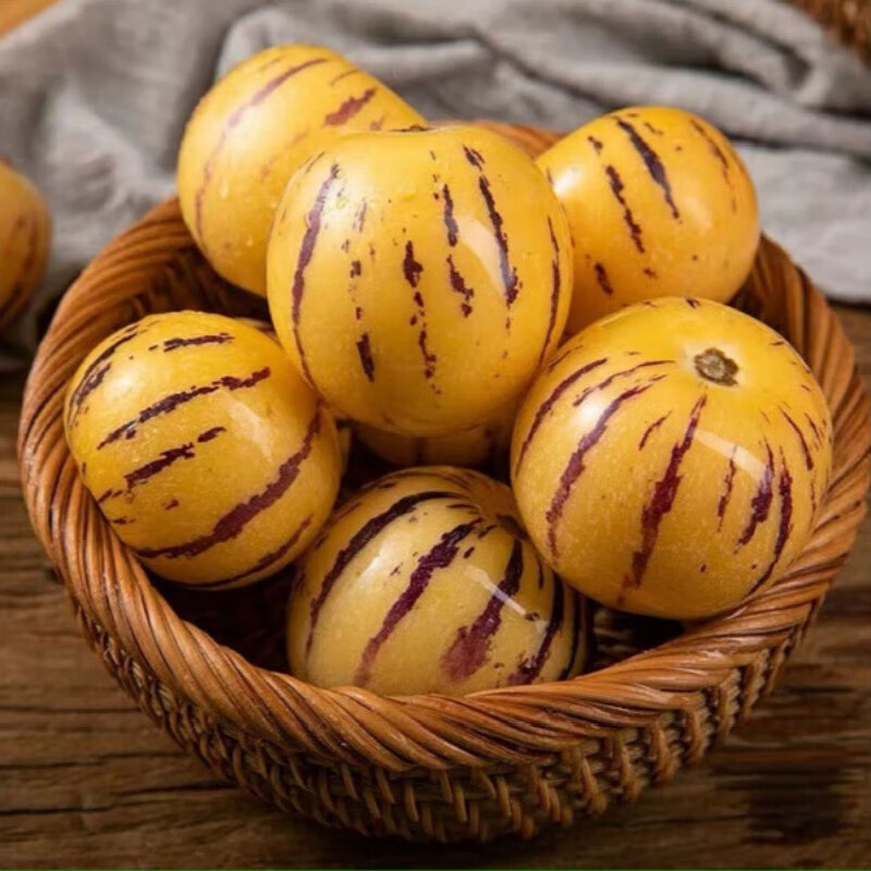 云南石林树上熟人参果5斤时令新鲜水果黄肉人生果5人参娃娃果大 锝 