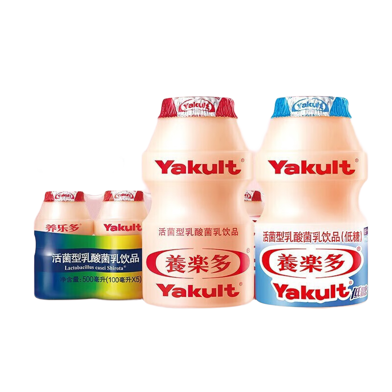 Yakult 养乐多 益生菌活性乳酸菌饮品饮料100ml整箱新日期冷藏 红色20瓶