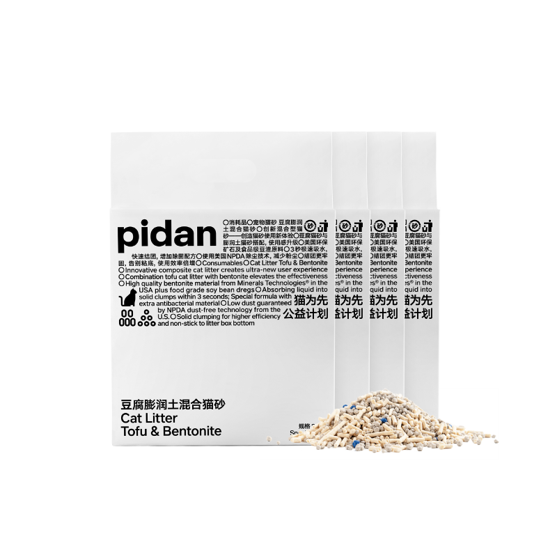 pidan纯豆腐猫砂价格趋势、销量等分析及评测