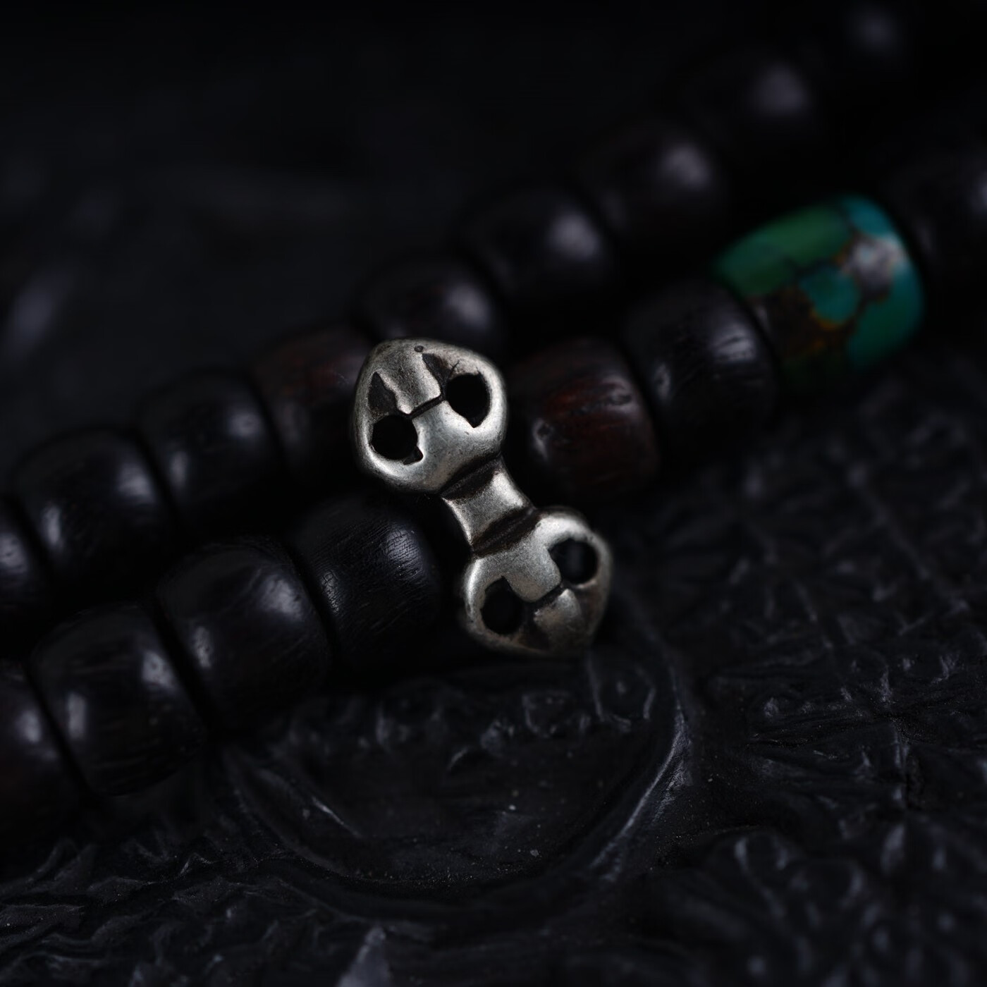 石俞记 藏式经典款复刻老背运金刚杵文玩文玩手串手串配饰配件古朴