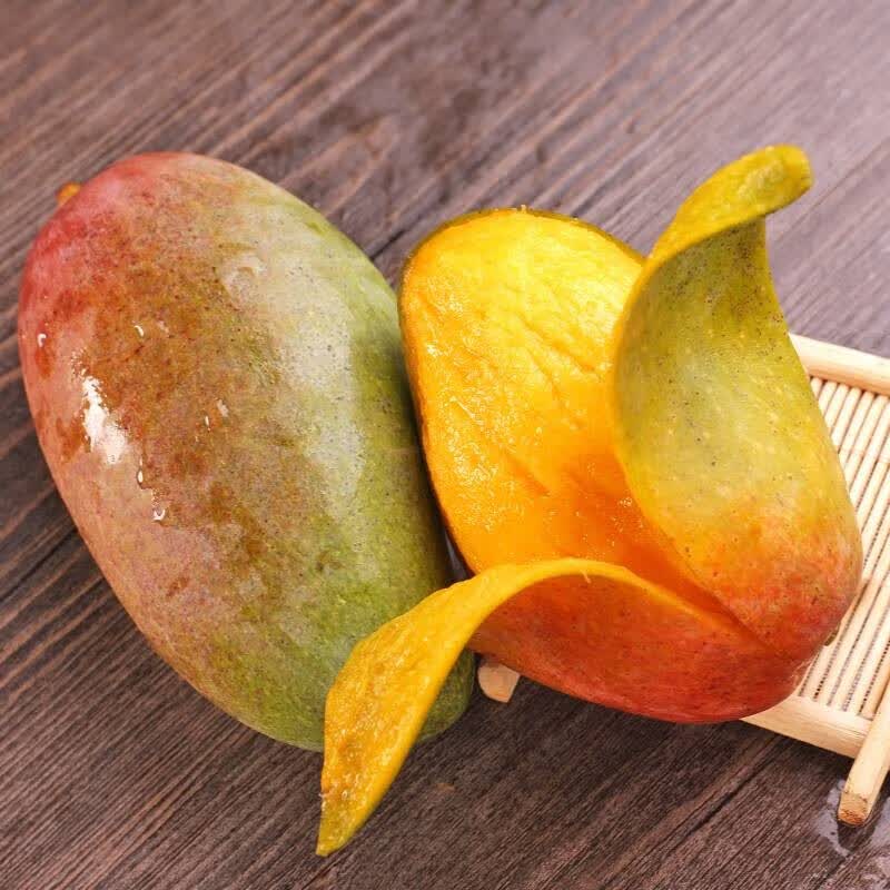 泰汇吃广西百色贵妃芒 新鲜芒果 当季红金龙 应季热带现摘水果整箱  整箱9.5-10斤精选好果150g++ 净重9斤