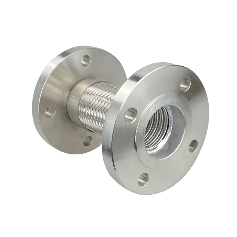 定制不锈钢法兰式金属软管/波纹管/软连接dn50 65 80 100 125 150 200