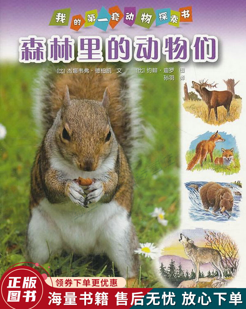 我的套动物探索书:森林里的动物们