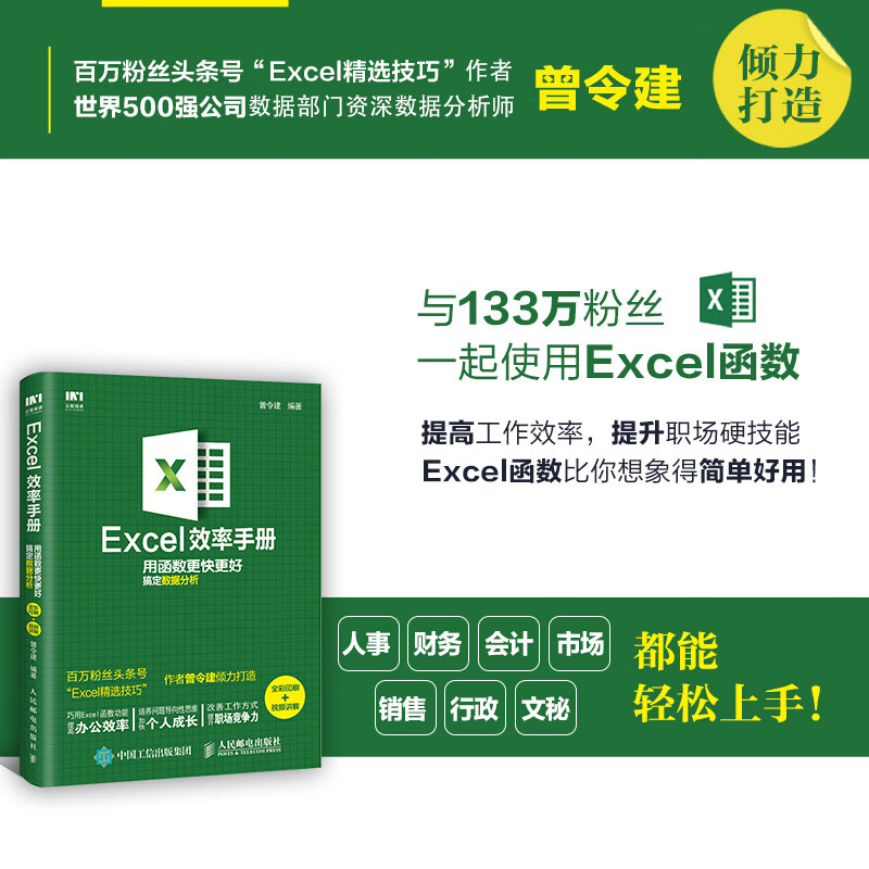 Excel效率手册 用函数更快更好搞定数据分析（全彩印刷+视频讲解）