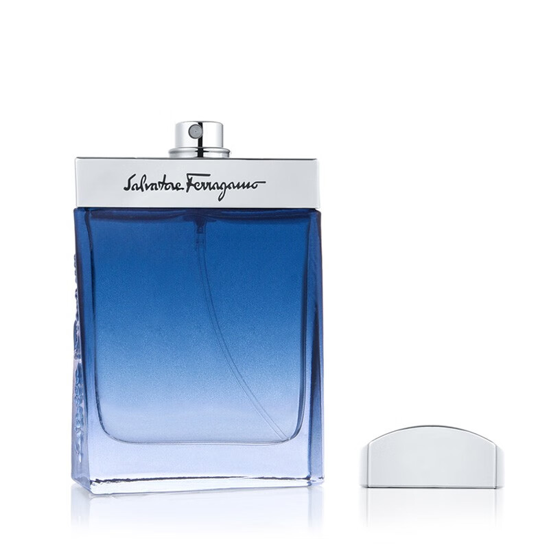 菲拉格慕(Ferragamo)【七夕王俊凯同款】蓝色经典男士淡香水礼盒送男友生日礼物50ml 蓝色经典男士淡香水100ml+礼盒贺卡+包+随机菲拉1.5ml