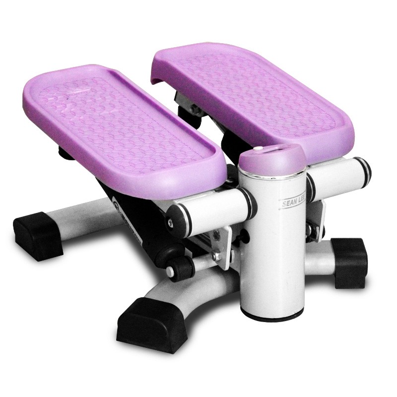 雷克多功能静音踏步机小型家用女慢跑扭腰肚子腿健身运动器材 紫色