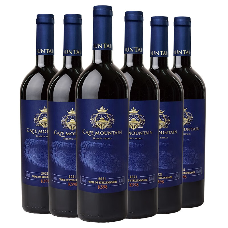 百年庄园 珍藏西拉干红葡萄酒 750ml整箱装 进口 k598男神款红酒