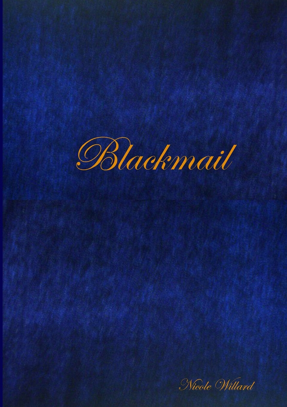 预售 按需印刷 blackmail